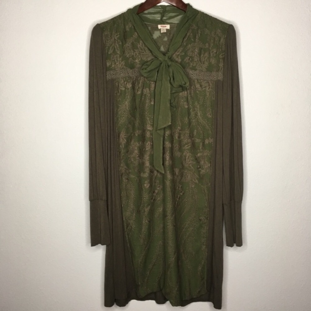 Anthropologie Olive Dress